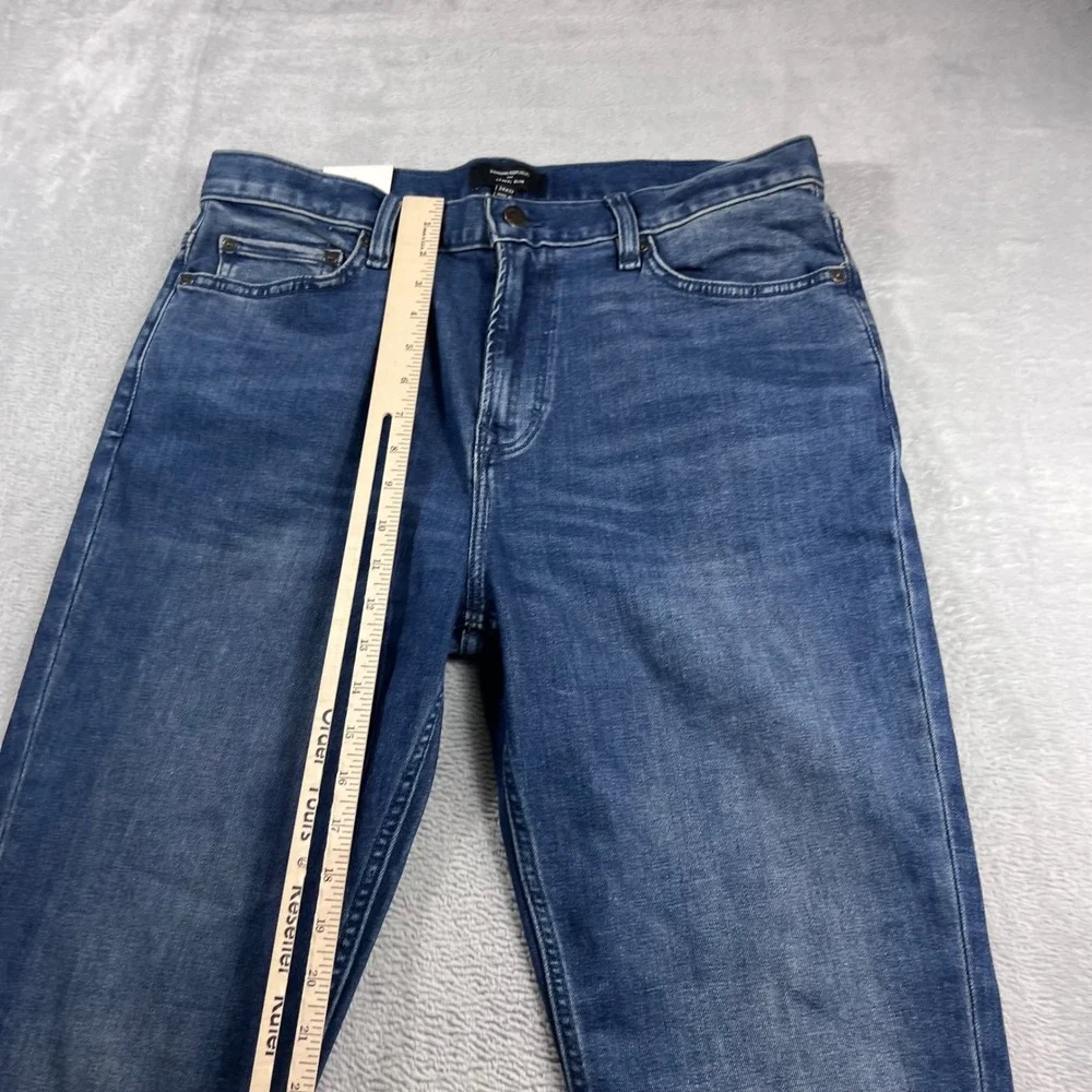 Banana Republic Travel Slim Jeans Mens 34x32 Medium Wash Blue Denim Pants New